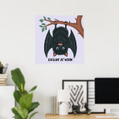 Hanging Bat Poster (Heimbüro)