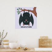 Hanging Bat Poster (Küche)
