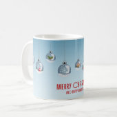 Hanging Baubles Merry Christmas Mug Kaffeetasse (Vorderseite Links)