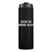 Hanging Belays Rock Climbing Thermosbecher (Vorderseite)