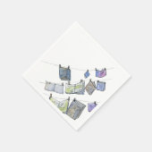 Hanging Books Paper Napkin Serviette (Ecke)