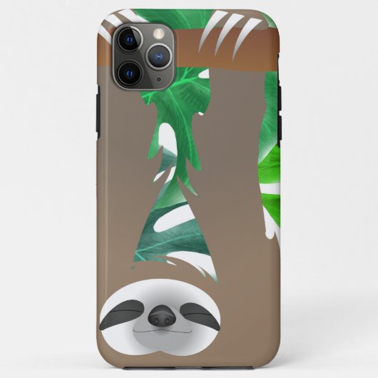 Hanging Brown Sloth Ein Nickerchen im Dschungel ma Case-Mate iPhone Hülle (Rückseite)