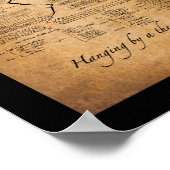 Hanging by a thread poster (Ecke)