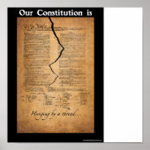 Hanging by a thread poster (Vorne)