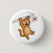 Hanging Cat Panic Button (Vorderseite)