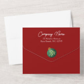 Hanging Christmas Ornament Company Holiday Party All In One Einladung (Rückseite)