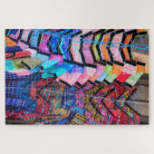 Hanging Dresses Pattern Focus Puzzle (Horizontal)