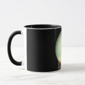 Hanging Fledermaus Schneeflobe schwarz Vintag goth Tasse (Links)