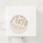 Hanging Florals Foliage Warm Romantic Boho Earthy Geschenkanhänger (Beispiel)