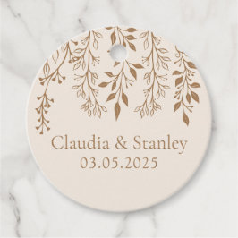 Hanging Florals Foliage Warm Romantic Boho Earthy Geschenkanhänger