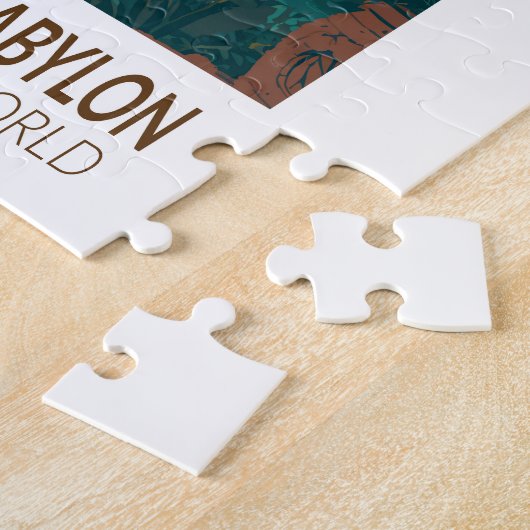 Hanging Gardens of Babylon 7 Wonders of the World Puzzle (Seite)