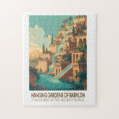 Hanging Gardens of Babylon 7 Wonders of the World Puzzle (Vertikal)