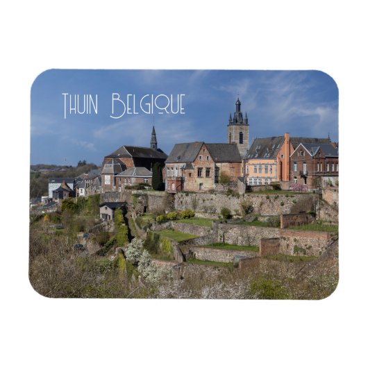 Hanging Gardens of Thuin, Belgien Magnet (Horizontal)