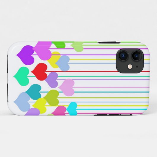 Hanging Hearts Case-Mate iPhone Hülle (Rückseite (Horizontal))