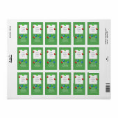 Hanging Holiday Ornaments Tall Foto Adressaufkleber (Vorne)