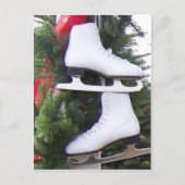 Hanging Ice Skate Postkarte (Vorderseite)
