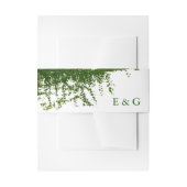 Hanging Ivy Greenery Wedding Einladungsbanderole (Vorderseite Beispiel)