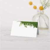 Hanging Ivy Greenery Wedding Platzkarte (Rückseite)