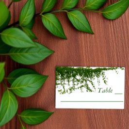 Hanging Ivy Greenery Wedding Platzkarte