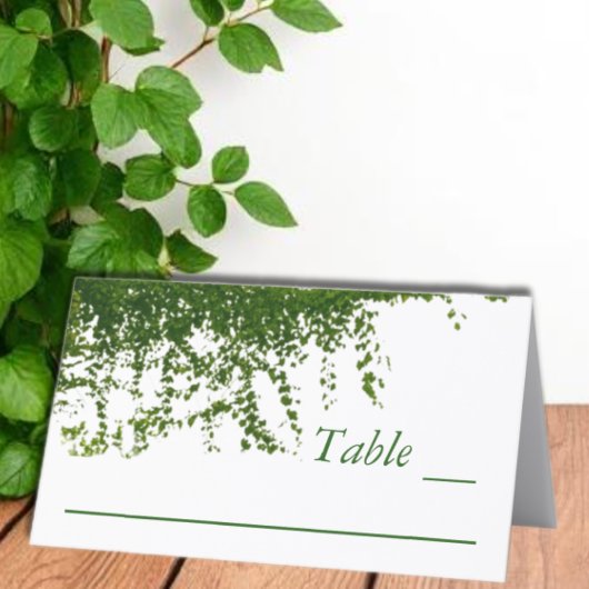 Hanging Ivy Greenery Wedding Platzkarte
