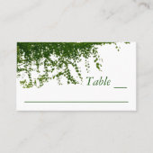 Hanging Ivy Greenery Wedding Platzkarte (Vorderseite)