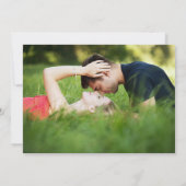 Hanging Ivy Greenery Wedding Save The Date (Rückseite)