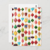 Hanging Jewels Beaded Vorhang Postkarte (Vorne/Hinten)