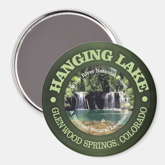 Hanging Lake Magnet (Vorderseite/Rückseite)