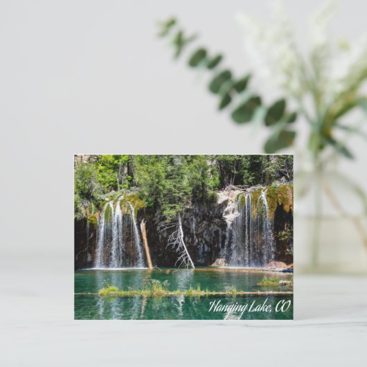 Hanging Lake Majesty Postkarte (Stehend Vorderseite)