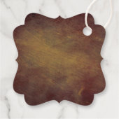 Hanging Lantern Rustic Floral Wedding Vielen Dank Geschenkanhänger (Rückseite)