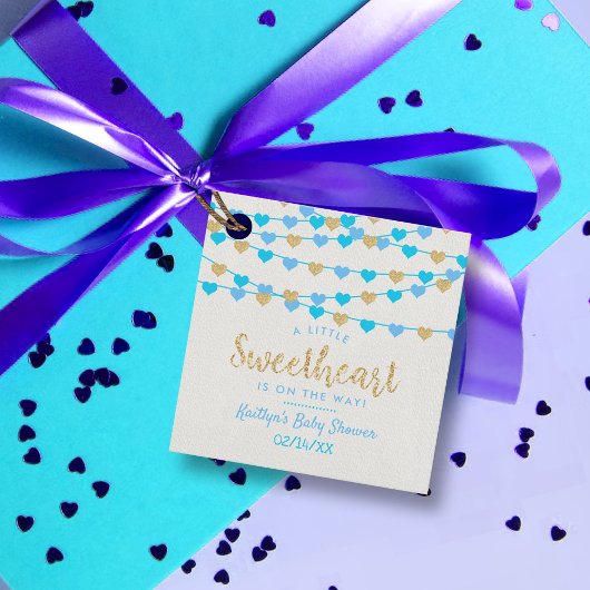 Hanging Liebe Herz Kleine Sweetheart Baby Dusche Geschenkanhänger