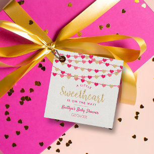 Hanging Liebe Herz Kleine Sweetheart Baby Dusche Geschenkanhänger