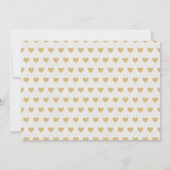 Hanging Liebe Herz Little Sweetheart Geburtstag Dankeskarte (Rückseite)