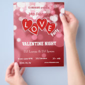 Hanging Liebe Sticker Hearts Valentines Party Flye Flyer (Hand)