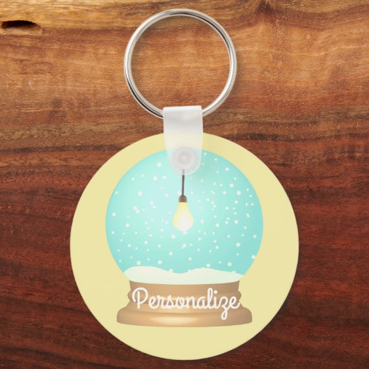 Hanging lightbulb nowglobe Schlüsselanhänger (Vorderseite)