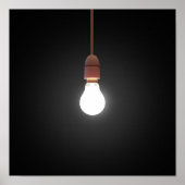Hanging Lightbulb Poster (Vorne)