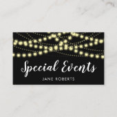 Hanging Lights Visitenkarte (Vorderseite)