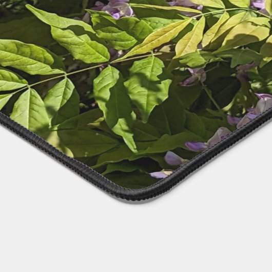 Hanging Lila Wisteria Floral Schreibtischunterlage (Ecke)