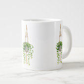 Hanging Macrame Plant Holder Boho Mug Jumbo-Tasse (Vorderseite Rechts)