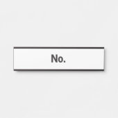 Hanging Name Plate: No. Türschild (Vorderseite )