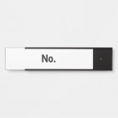 Hanging Name Plate: No. Türschild (Vorderseite )