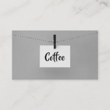 Hanging Note Word jenseits der Kaffee-Lochkarte