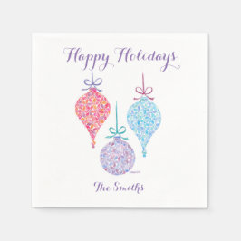 Hanging Ornaments Cocktail Napkins von Sue Weidlic Serviette