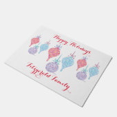 Hanging Ornaments Door Mat von Sue Weidlich Fußmatte (Schrägansicht)