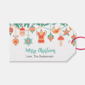 Hanging Ornaments Weihnachtsgeschenk Tag Geschenkanhänger (Vorderseite (Horizontal))