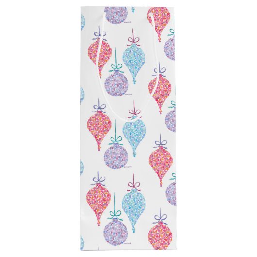 Hanging Ornaments Weinbeutel von Sue Weidlich Geschenktüte Für Weinflaschen (Rückseite)