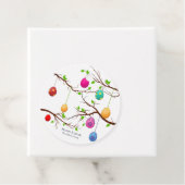 Hanging Ostereier, Frühlingszweige Geschenkanhänger (Beispiel)