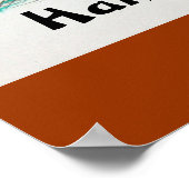 "Hanging Out In Haiti" (Poster). Poster (Ecke)