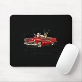 Hanging Out The Penger Side Funny Santa Christmas  Mousepad (Mit Mouse)