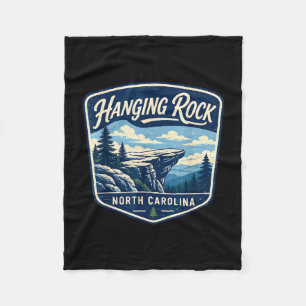 Hanging Rock North Carolina Wandern Natur Outdoor Fleecedecke